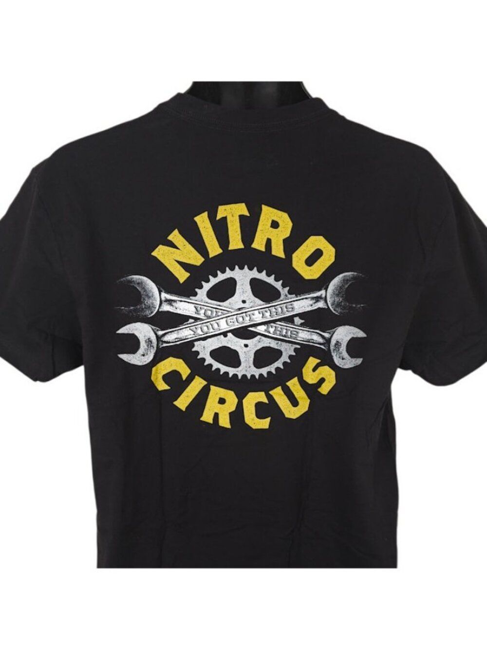 Nitro Circus T Shirt Mens Size Medium Black Action Sports Gears Made In USA